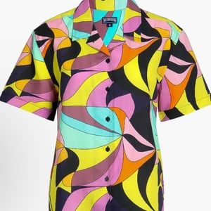 Vilebrequin Linen Shirt 1984 Invisible Fish Sz M